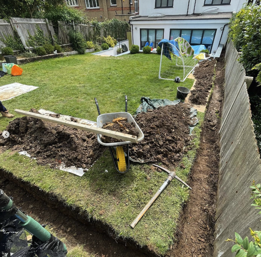 During renovation works